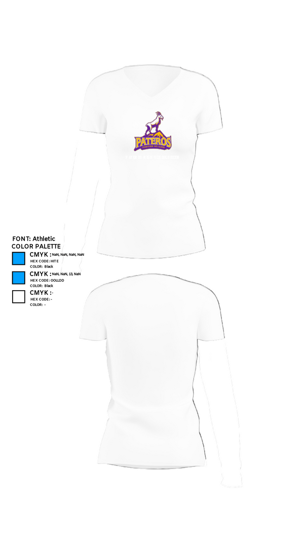 Womens Short Sleeve Vneck Shirt, Pateros High School Soccer, Women's Soccer, Teamtime, Team time, sublimation, custom sports apparel, team uniforms, spirit wear, spiritwear, sports uniforms, custom shirts, team store, custom team store, fundraiser sports, apparel fundraiser