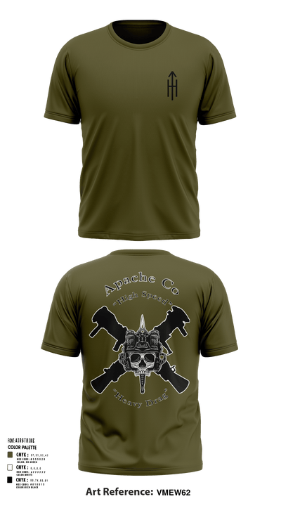 ApacheApache 89003603 Short Sleeve Performance Shirt - 131