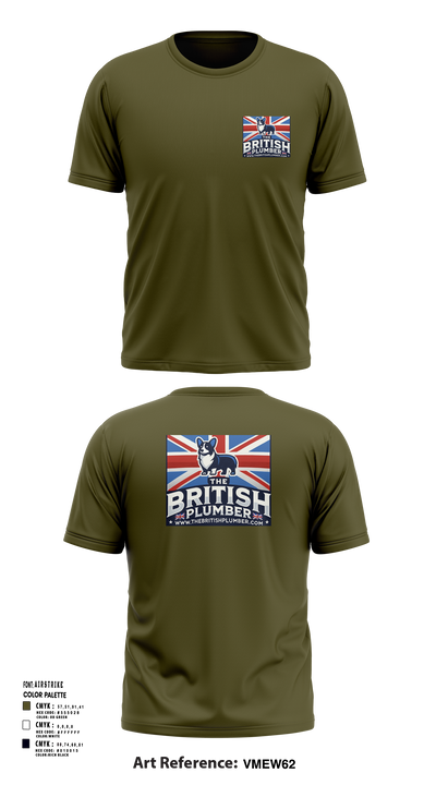 The British Plumber 23773997 Short Sleeve Performance Shirt - 121