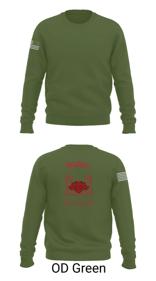 Crew Neck Sweatshirt, 811th EN CO, , Teamtime, Team time, sublimation, custom sports apparel, team uniforms, spirit wear, spiritwear, sports uniforms, custom shirts, team store, custom team store, fundraiser sports, apparel fundraiser