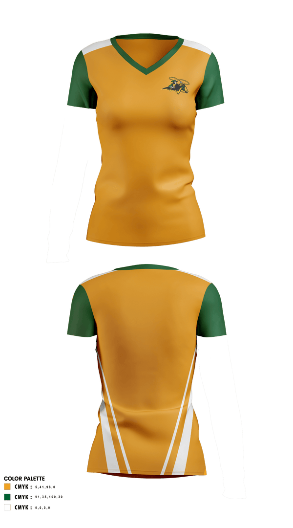 Womens Short Sleeve Vneck Shirt, Joppa Senior High School Volleyball, Women's Volleyball, Teamtime, Team time, sublimation, custom sports apparel, team uniforms, spirit wear, spiritwear, sports uniforms, custom shirts, team store, custom team store, fundraiser sports, apparel fundraiser
