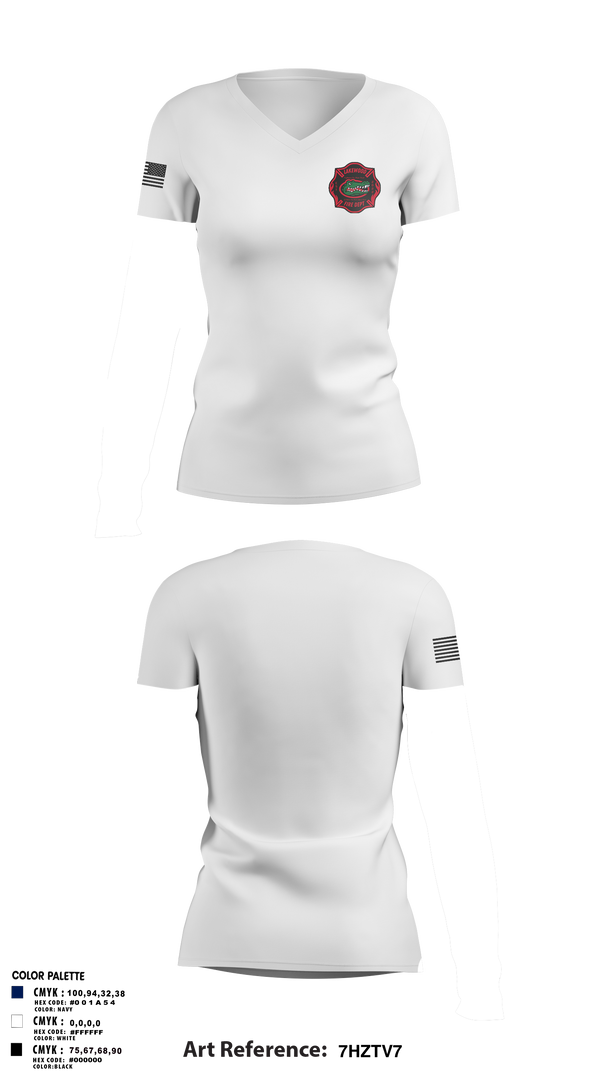 Womens Short Sleeve Vneck Shirt, Lakewood fire department, , Teamtime, Team time, sublimation, custom sports apparel, team uniforms, spirit wear, spiritwear, sports uniforms, custom shirts, team store, custom team store, fundraiser sports, apparel fundraiser