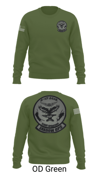 Crew Neck Sweatshirt, Iron Eagle Shadow Ops, Army, Teamtime, Team time, sublimation, custom sports apparel, team uniforms, spirit wear, spiritwear, sports uniforms, custom shirts, team store, custom team store, fundraiser sports, apparel fundraiser