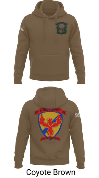 Hoodie, B-Co 122 ASB, Army, Teamtime, Team time, sublimation, custom sports apparel, team uniforms, spirit wear, spiritwear, sports uniforms, custom shirts, team store, custom team store, fundraiser sports, apparel fundraiser