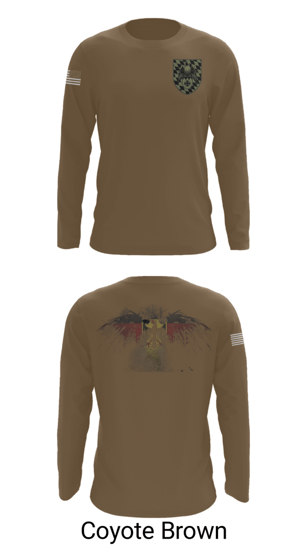 Long Sleeve Performance Shirt, 3./HSchRgt1, Army, Teamtime, Team time, sublimation, custom sports apparel, team uniforms, spirit wear, spiritwear, sports uniforms, custom shirts, team store, custom team store, fundraiser sports, apparel fundraiser