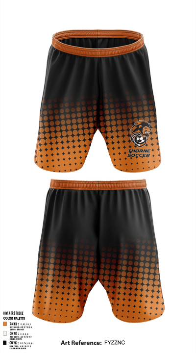 Thorne Middle School Soccer 47048624 Athletic Shorts With Pockets - 1