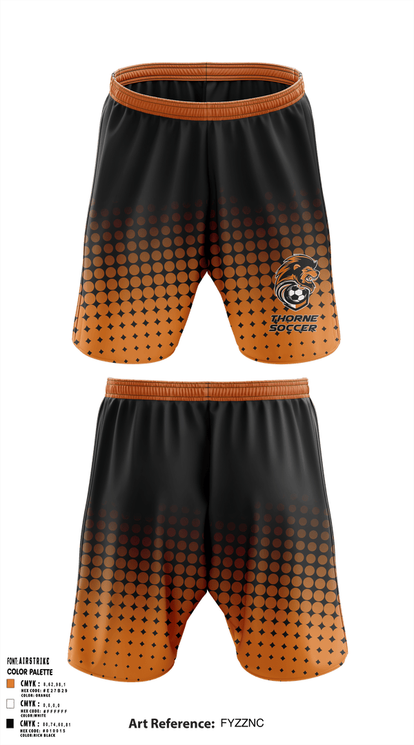 Athletic Shorts With Pockets, Thorne Middle School Soccer, Men's Soccer, Teamtime, Team time, sublimation, custom sports apparel, team uniforms, spirit wear, spiritwear, sports uniforms, custom shirts, team store, custom team store, fundraiser sports, apparel fundraiser