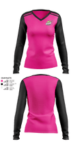undefined Women's Long Sleeve V-neck Shirt - 40