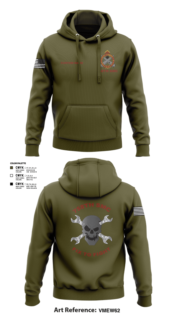 Hoodie, 758th SMC, Army, Teamtime, Team time, sublimation, custom sports apparel, team uniforms, spirit wear, spiritwear, sports uniforms, custom shirts, team store, custom team store, fundraiser sports, apparel fundraiser