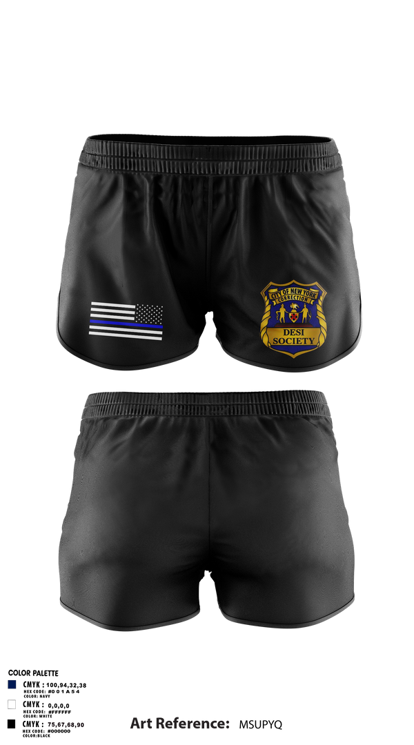 Ranger Panties, NYCD DESI SOCIETY, Police, Teamtime, Team time, sublimation, custom sports apparel, team uniforms, spirit wear, spiritwear, sports uniforms, custom shirts, team store, custom team store, fundraiser sports, apparel fundraiser