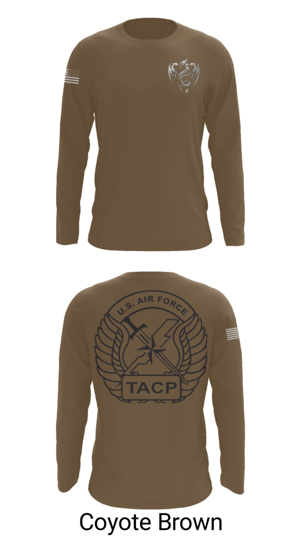 Long Sleeve Performance Shirt, 18th Air Support Operations Group, Air Force, Teamtime, Team time, sublimation, custom sports apparel, team uniforms, spirit wear, spiritwear, sports uniforms, custom shirts, team store, custom team store, fundraiser sports, apparel fundraiser