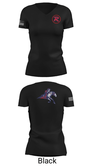 Womens Short Sleeve Vneck Shirt, Richland High School Dance, Spirit Store, Teamtime, Team time, sublimation, custom sports apparel, team uniforms, spirit wear, spiritwear, sports uniforms, custom shirts, team store, custom team store, fundraiser sports, apparel fundraiser