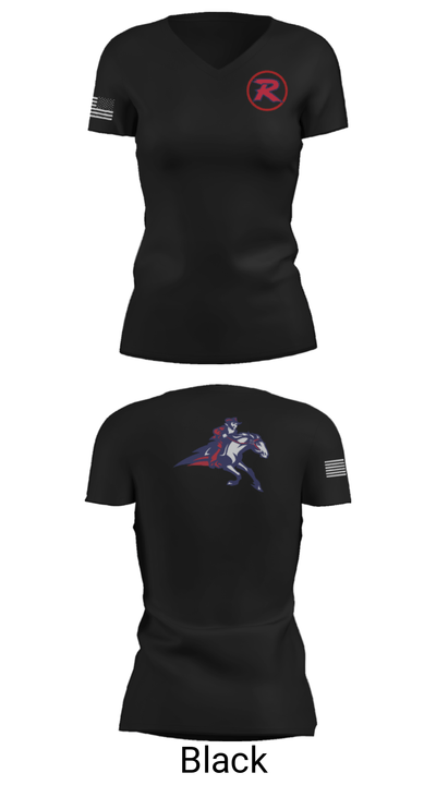 Richland High School Dance 22190873 Women's Short Sleeve V-neck Shirt - 38