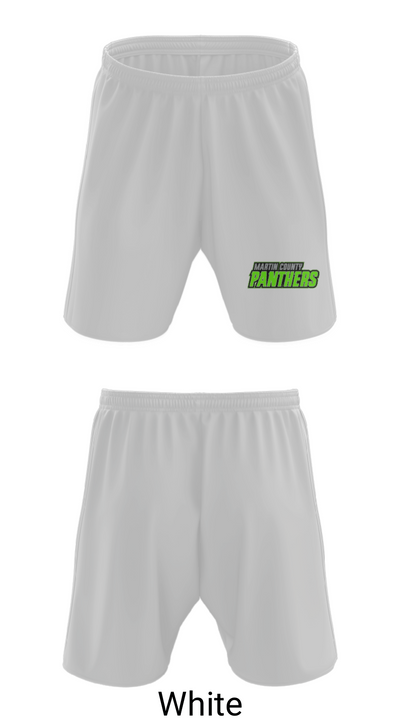 Martin County Panthers Football And Cheer 92599871 Athletic Shorts With Pockets - 1