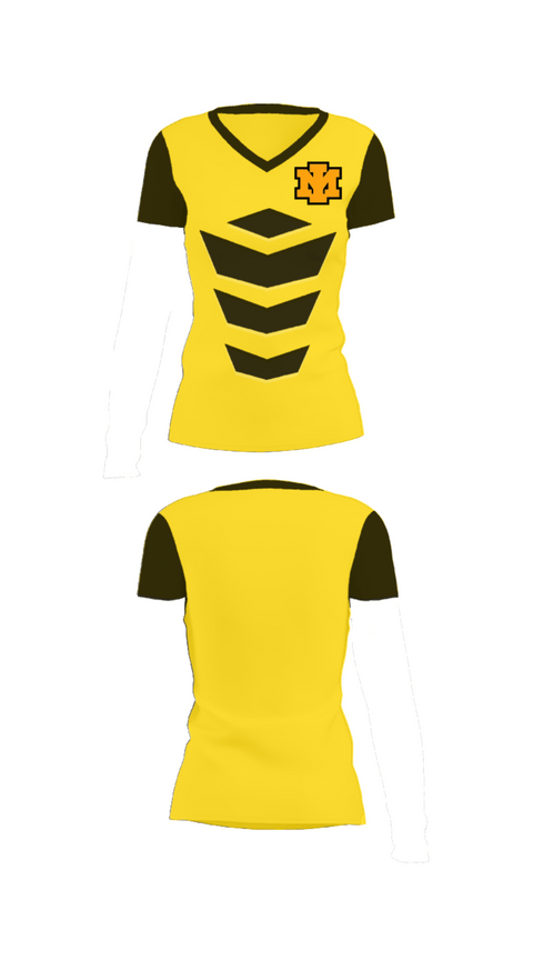 Women's Short Sleeve Vneck Shirt, Iron Mountain High School Tennis, Tennis, Teamtime, Team time, sublimation, custom sports apparel, team uniforms, spirit wear, spiritwear, sports uniforms, custom shirts, team store, custom team store, fundraiser sports, apparel fundraiser