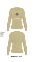 6-8 CAV A Troop 82506347 Women's Long Sleeve V-neck Shirt - 82
