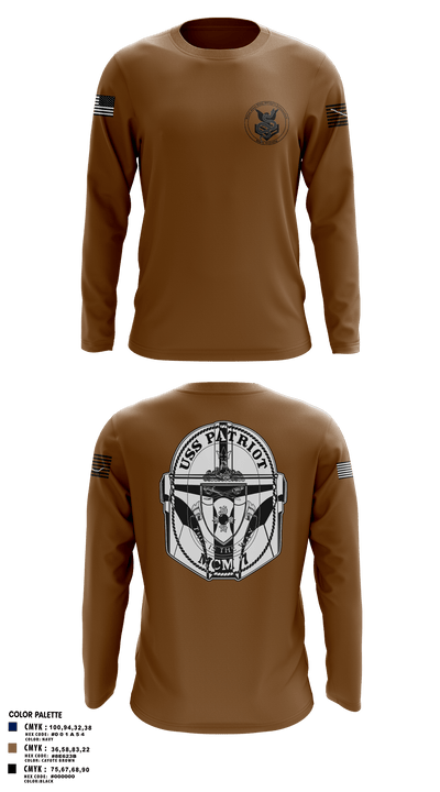 USS Patriot 22080502 Long Sleeve Performance Shirt - 5