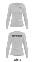 Greyhounds Badminton 55285916 Women's Long Sleeve V-neck Shirt - 6