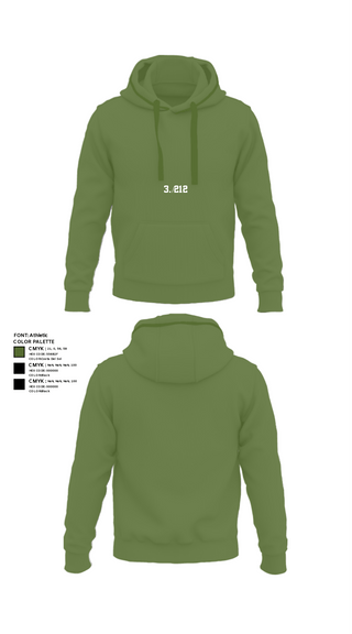 Hoodie, 3./212, Army, Teamtime, Team time, sublimation, custom sports apparel, team uniforms, spirit wear, spiritwear, sports uniforms, custom shirts, team store, custom team store, fundraiser sports, apparel fundraiser
