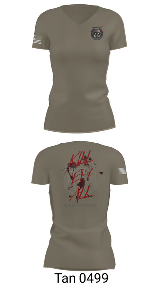 Womens Short Sleeve Vneck Shirt, Bounty hunters, , Teamtime, Team time, sublimation, custom sports apparel, team uniforms, spirit wear, spiritwear, sports uniforms, custom shirts, team store, custom team store, fundraiser sports, apparel fundraiser
