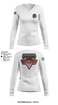 VAQ-141 20822275 Women's Long Sleeve V-neck Shirt - 2
