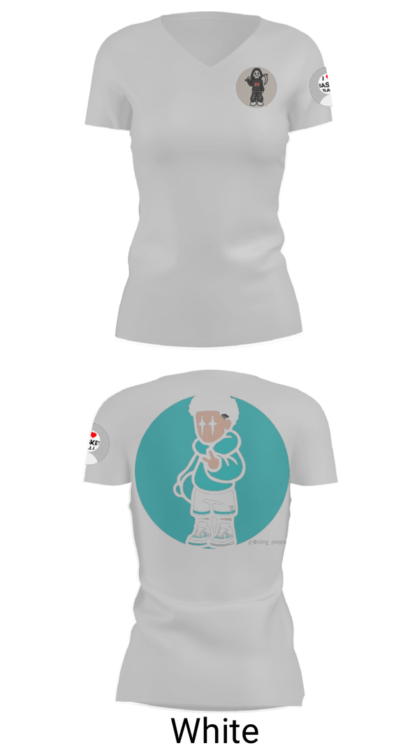 Women's Short Sleeve Vneck Shirt, T-Rex’s, Men's Basketball, Teamtime, Team time, sublimation, custom sports apparel, team uniforms, spirit wear, spiritwear, sports uniforms, custom shirts, team store, custom team store, fundraiser sports, apparel fundraiser