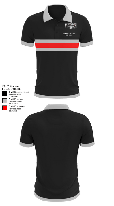 Alta High School Lacrosse 46113086 Short Sleeve Performance Polo - 36