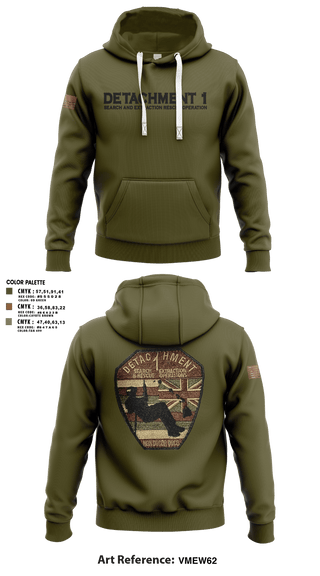 Hoodie, Detachment 1, Air Force, Teamtime, Team time, sublimation, custom sports apparel, team uniforms, spirit wear, spiritwear, sports uniforms, custom shirts, team store, custom team store, fundraiser sports, apparel fundraiser