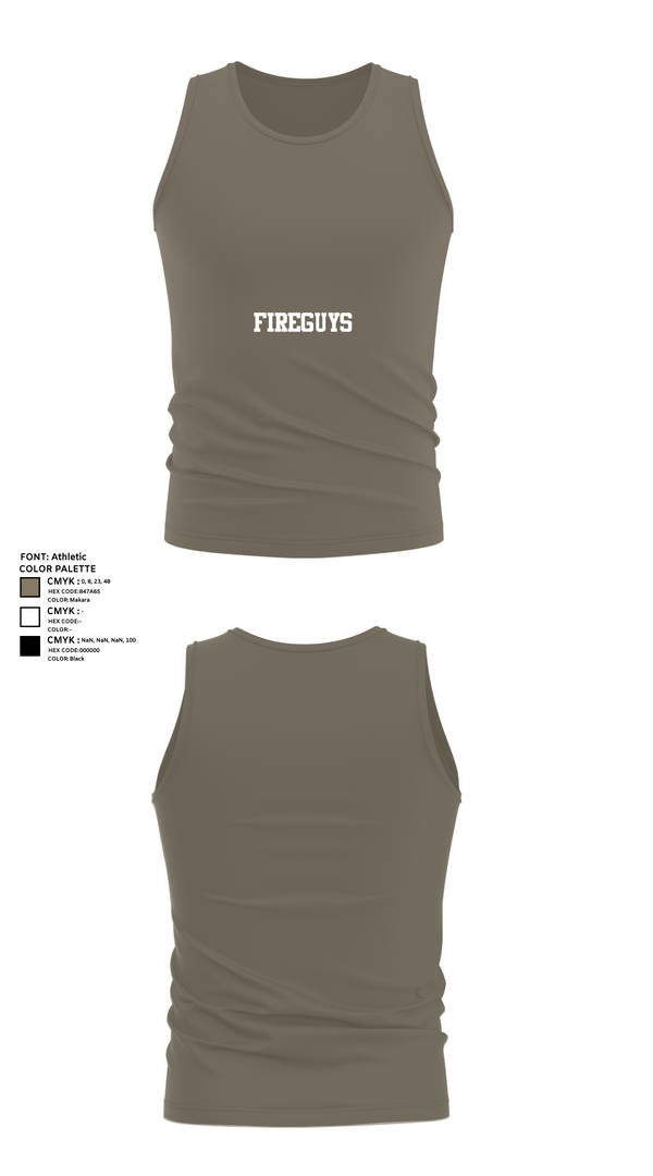 Tank Top, FIREGUYS, , Teamtime, Team time, sublimation, custom sports apparel, team uniforms, spirit wear, spiritwear, sports uniforms, custom shirts, team store, custom team store, fundraiser sports, apparel fundraiser