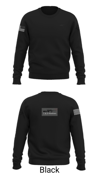 Crew Neck Sweatshirt, T&D Munitions, , Teamtime, Team time, sublimation, custom sports apparel, team uniforms, spirit wear, spiritwear, sports uniforms, custom shirts, team store, custom team store, fundraiser sports, apparel fundraiser