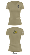 Azusa Griffins 57653557 Women's Short Sleeve V-neck Shirt - 84