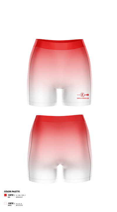 Fairfield Lacrosse Club 74625153 Women's Compression Shorts - 1