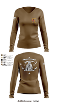 V3/7 50293061 Women's Long Sleeve V-neck Shirt -1 11