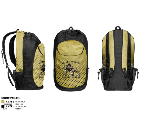 Gear Bag, Valley Springs Middle School, Spirit Store, Teamtime, Team time, sublimation, custom sports apparel, team uniforms, spirit wear, spiritwear, sports uniforms, custom shirts, team store, custom team store, fundraiser sports, apparel fundraiser