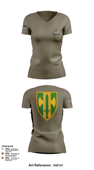 Womens Short Sleeve Vneck Shirt, 615th MP CO, , Teamtime, Team time, sublimation, custom sports apparel, team uniforms, spirit wear, spiritwear, sports uniforms, custom shirts, team store, custom team store, fundraiser sports, apparel fundraiser