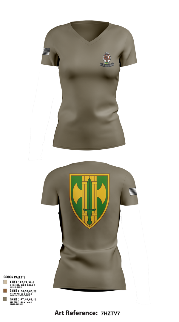Womens Short Sleeve Vneck Shirt, 615th MP CO, , Teamtime, Team time, sublimation, custom sports apparel, team uniforms, spirit wear, spiritwear, sports uniforms, custom shirts, team store, custom team store, fundraiser sports, apparel fundraiser