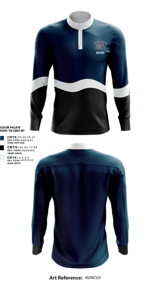 Quarter Zip Jacket, South Ridge High School Band, Spirit Store, Teamtime, Team time, sublimation, custom sports apparel, team uniforms, spirit wear, spiritwear, sports uniforms, custom shirts, team store, custom team store, fundraiser sports, apparel fundraiser