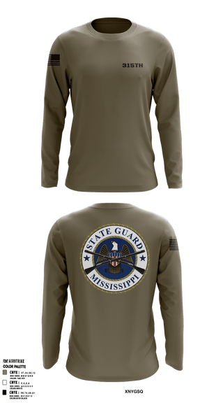 Long Sleeve Performance Shirt, 315th, Army, Teamtime, Team time, sublimation, custom sports apparel, team uniforms, spirit wear, spiritwear, sports uniforms, custom shirts, team store, custom team store, fundraiser sports, apparel fundraiser