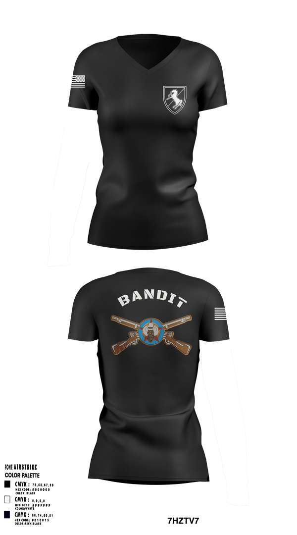 Womens Short Sleeve Vneck Shirt, Bandit TroopBandit Troop 2.0, Army, Teamtime, Team time, sublimation, custom sports apparel, team uniforms, spirit wear, spiritwear, sports uniforms, custom shirts, team store, custom team store, fundraiser sports, apparel fundraiser