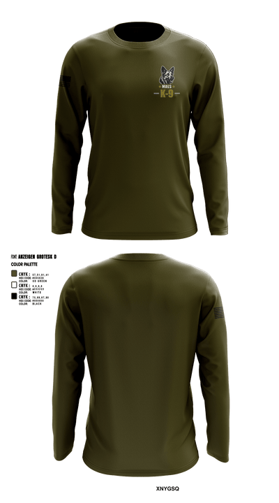Mals K9 22882695 Long Sleeve Performance Shirt 2