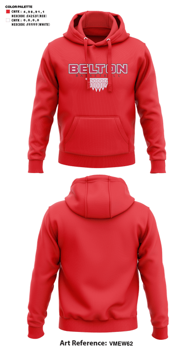Belton High School Basketball 90350512 Hoodie - 63