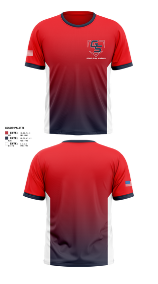 Short Sleeve Performance Shirt, Grand Slam Alabama, Baseball, Teamtime, Team time, sublimation, custom sports apparel, team uniforms, spirit wear, spiritwear, sports uniforms, custom shirts, team store, custom team store, fundraiser sports, apparel fundraiser