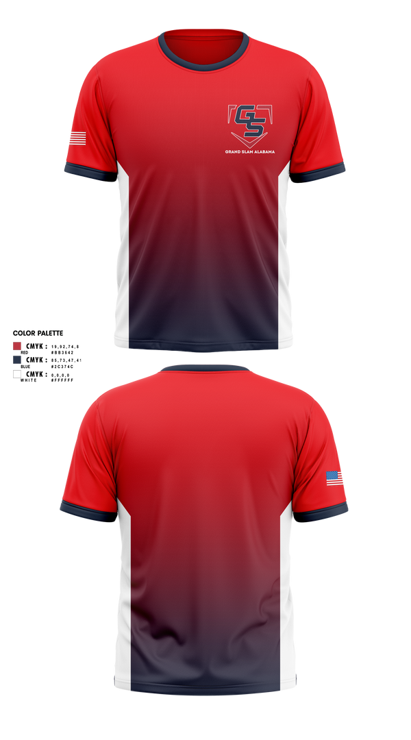 Grand Slam Alabama 25329763 Short Sleeve Performance Shirt - 4