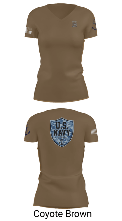 CVN 77 George HW Bus 94572783 Women's Short Sleeve V-neck Shirt - 5