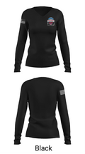 Hole Heart Home Services 70981913 Women's Long Sleeve V-neck Shirt - 35