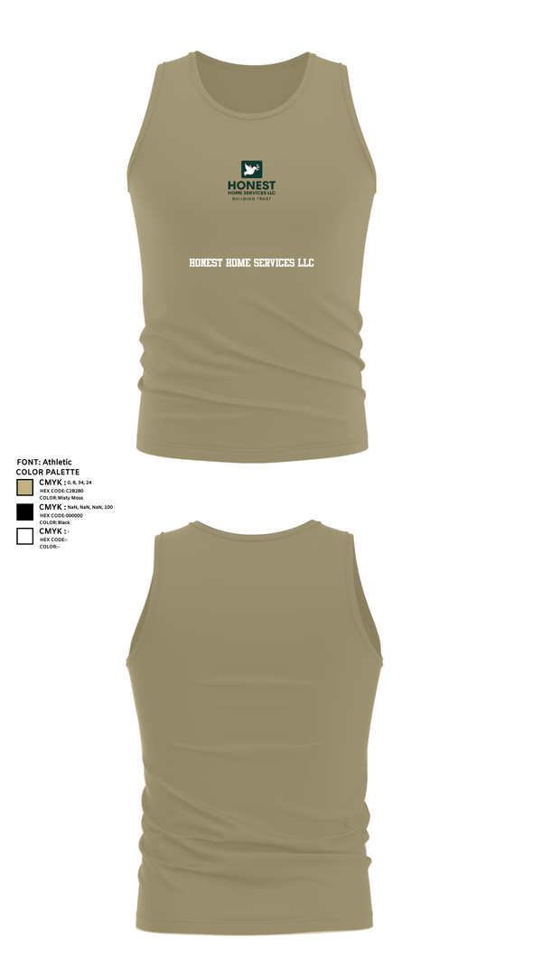 Tank Top, Honest Home Services LLC, , Teamtime, Team time, sublimation, custom sports apparel, team uniforms, spirit wear, spiritwear, sports uniforms, custom shirts, team store, custom team store, fundraiser sports, apparel fundraiser