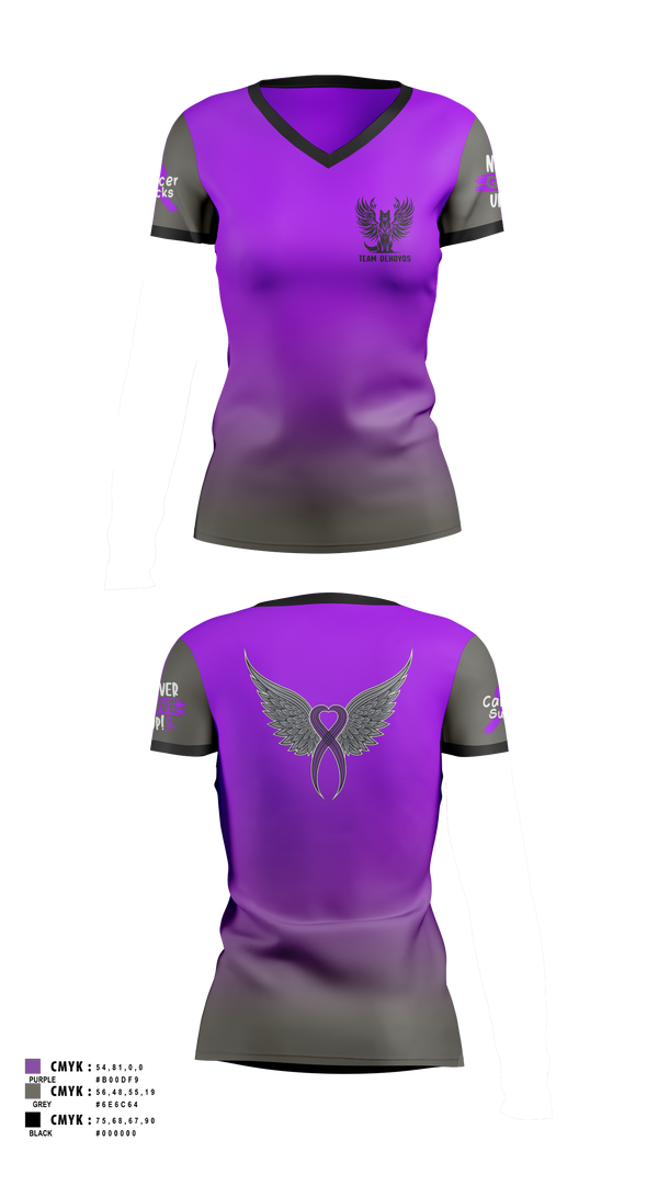 Womens Short Sleeve Vneck Shirt, Team DeHoyos, , Teamtime, Team time, sublimation, custom sports apparel, team uniforms, spirit wear, spiritwear, sports uniforms, custom shirts, team store, custom team store, fundraiser sports, apparel fundraiser