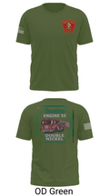 Boston Fire Department Engine 55 92329378 Old School Cotton Feel Shirt - 50