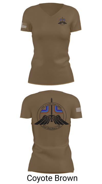 2-13th AVN REGT, 150U Certification Course 19965243 Women's Short Sleeve V-neck Shirt - 8