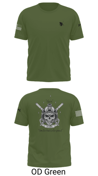 Old School Cotton Feel Shirt, C co 1-185 Th, Army, Teamtime, Team time, sublimation, custom sports apparel, team uniforms, spirit wear, spiritwear, sports uniforms, custom shirts, team store, custom team store, fundraiser sports, apparel fundraiser
